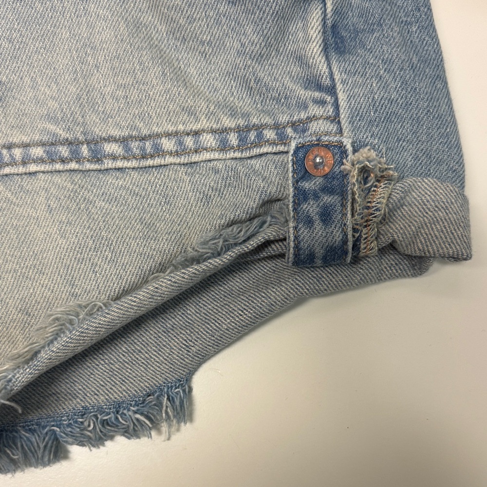 Free People Denim Blue Jean Shorts size 28 - Picture 4 of 5